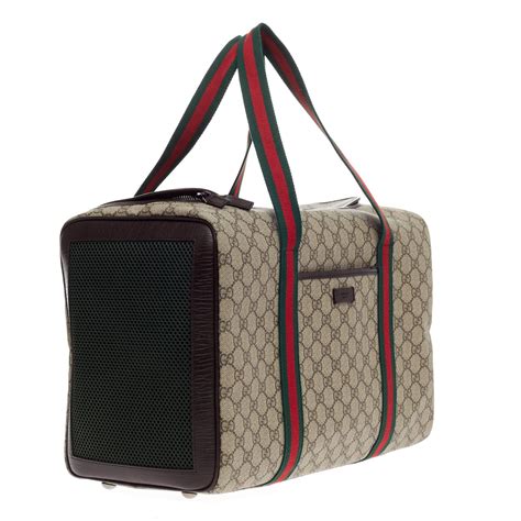 gucci dog carrier replica|gucci pet carrier for sale.